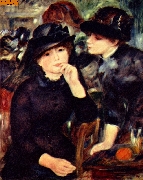 Zwei M�dchen in Schwarz nach Renoir